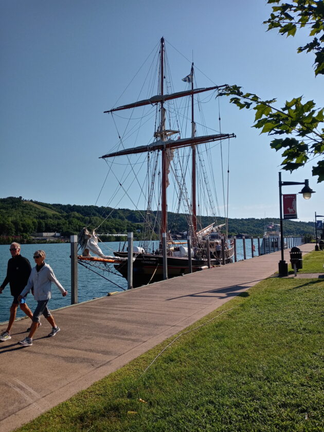 Houghton waterfront 18th century sailing ship replica News